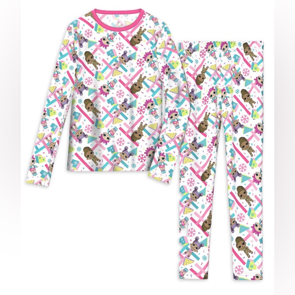 Climateright By Cuddl Duds Girls' LOL Thermal Set
